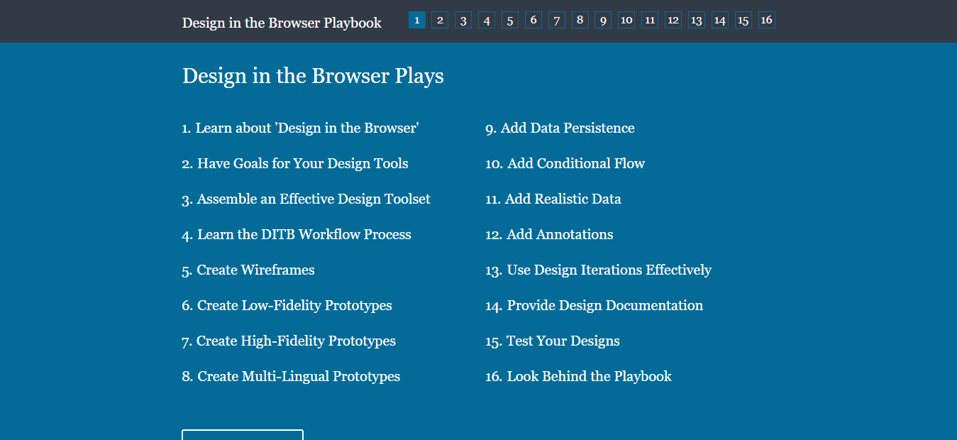 Design in the Browser Playbook Design in the Browser Playbook
