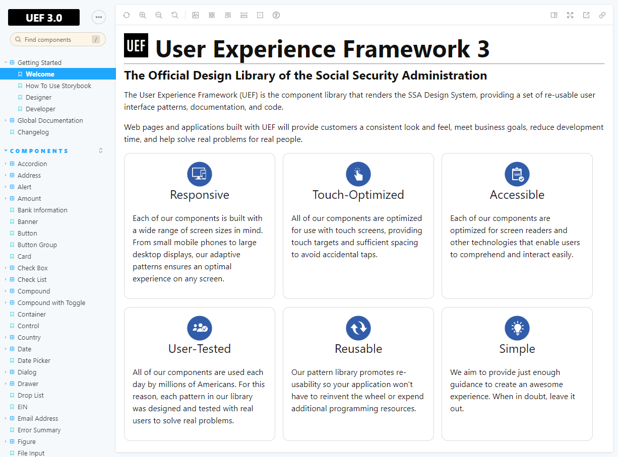 UEF Framework UEF Framework